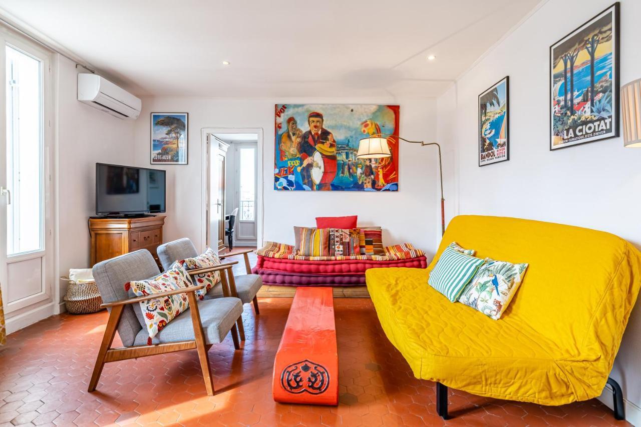 Balcon Filant, Vue 180, Store, Netflix, Clim ,Ascenseur, T2, Acces Avec Code Apartment Marsilia Exterior foto